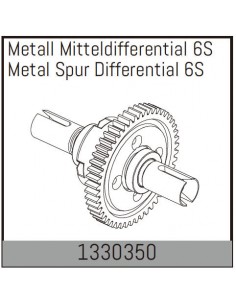 Diferential central Absima 6S metalic
