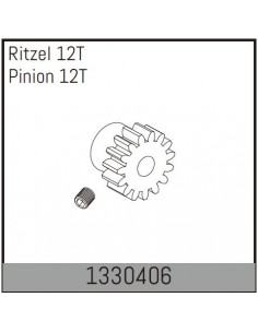 Pinion Motor 12 Dinti Absima 1/8