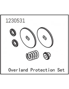 Set Slipper Hub Absima Khamba 1/10