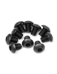 Set Suruburi cu Cap Bombat M3x4mm (10 buc)