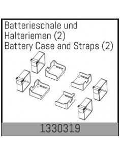 Suporti Acumulatori cu Banda Velcro Absima 1/8